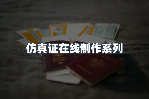 仿真证在线制作